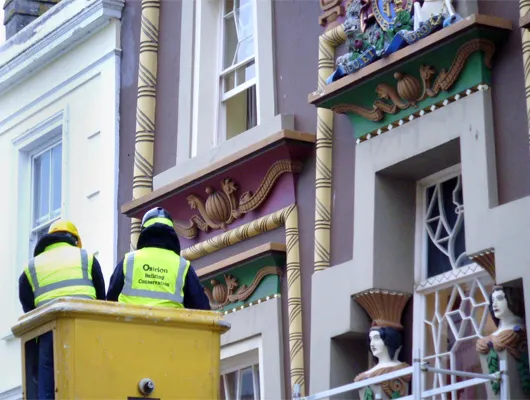 Exterior condition survey of the Egyptian House, Penzance